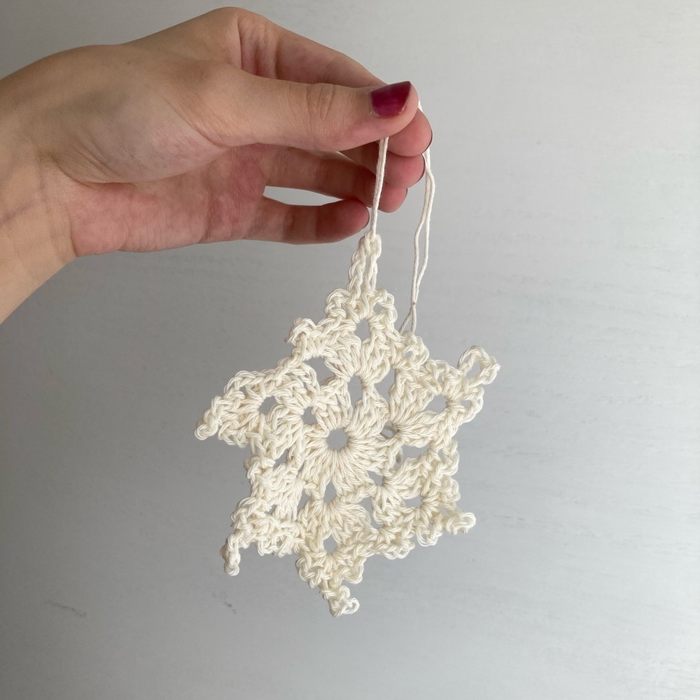 Snowflake Car Mirror Hanger
